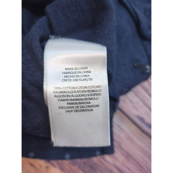 Polo Ralph Lauren Mens Classic Fit Diamond Print Polo XL Navy Blue - Picture 6 of 8